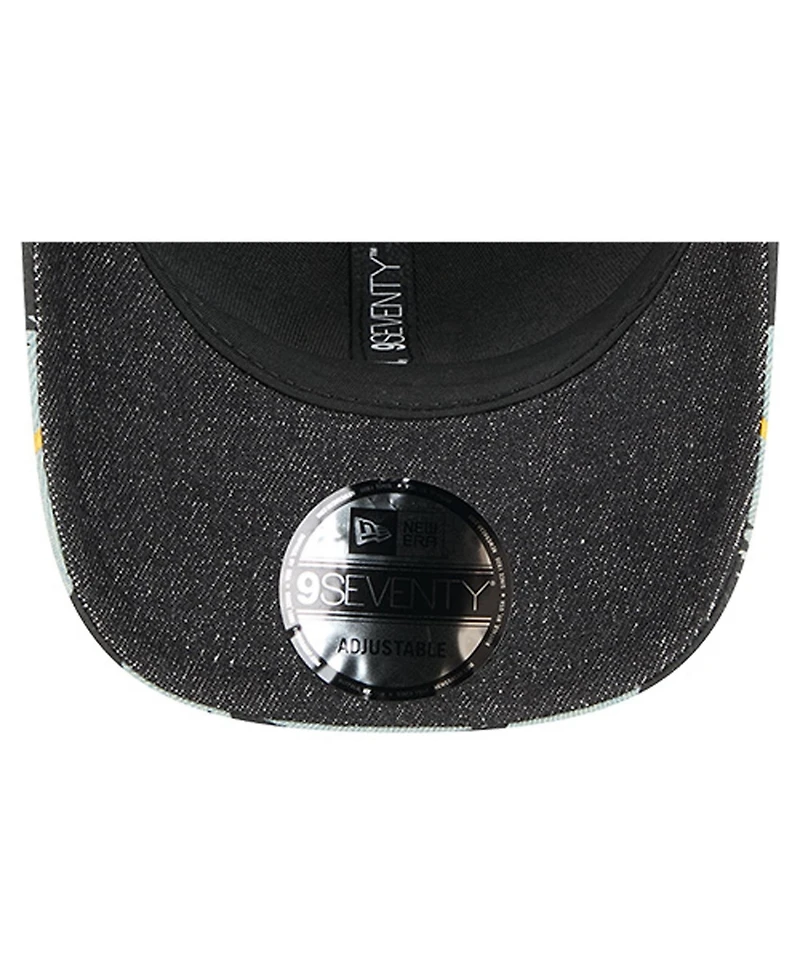New Era Men's Denim/Black Pittsburgh Pirates Aztec Denim 9SEVENTY Adjustable Hat