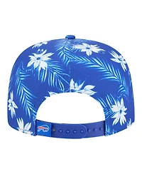 New Era Men's Royal Buffalo Bills Palm Print A-Frame 9FIFTY Snapback Hat