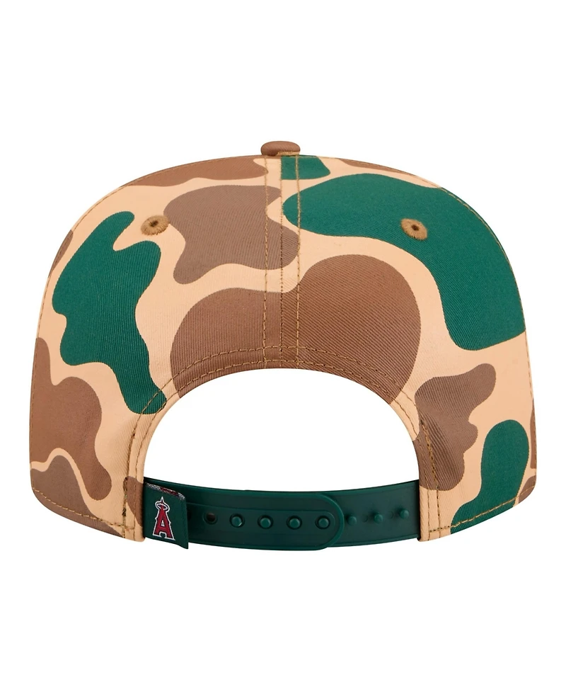 New Era Men's Camo Los Angeles Angels Duck 19TWENTY Adjustable Hat
