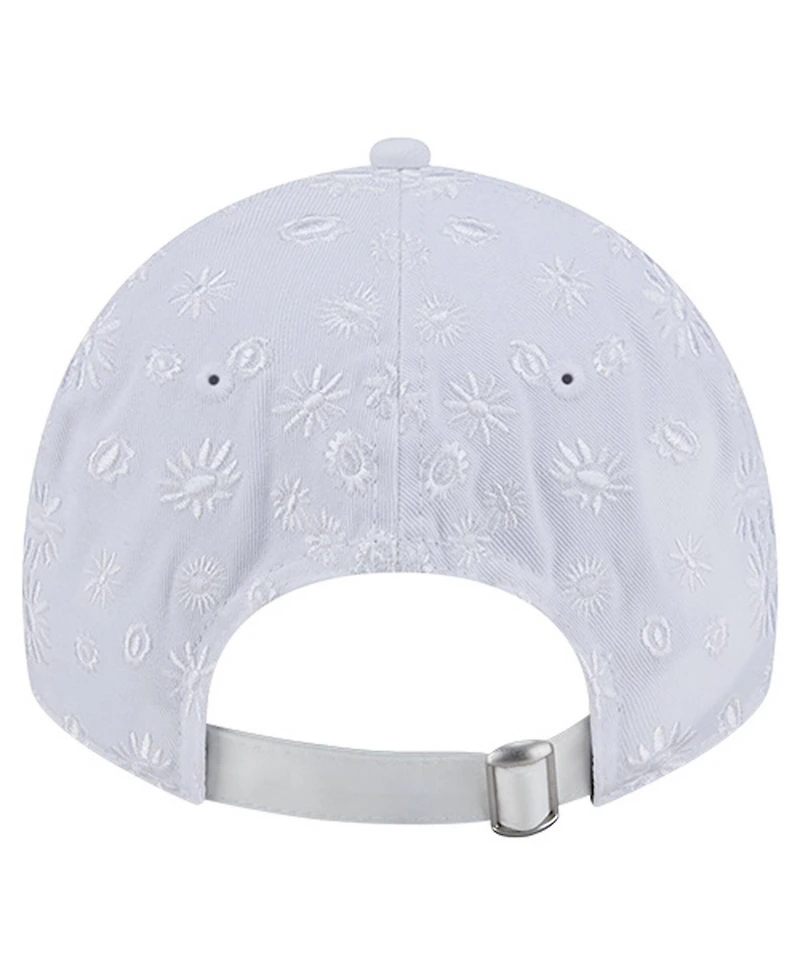 New Era Women's White Miami Dolphins Floral 9TWENTY Adjustable Hat