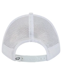 New Era Men's White Philadelphia Eagles Nfl 9FORTY A-Frame M-Crown Adjustable Trucker Hat