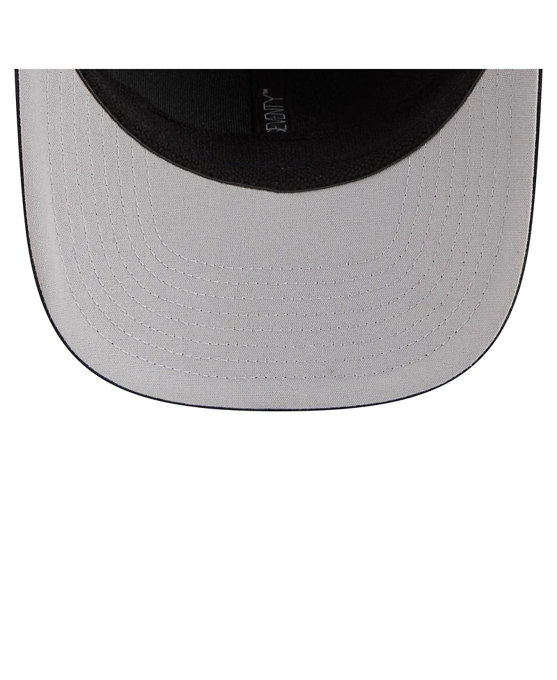 New Era Men's Black Cincinnati Reds Tonal Camo 9SEVENTY Stretch-Snap Hat