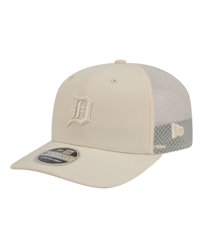 New Era Men's Light Beige Detroit Tigers Color Pack Coolera 9SEVENTY Trucker Adjustable Hat