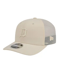 New Era Men's Light Beige Detroit Tigers Color Pack Coolera 9SEVENTY Trucker Adjustable Hat