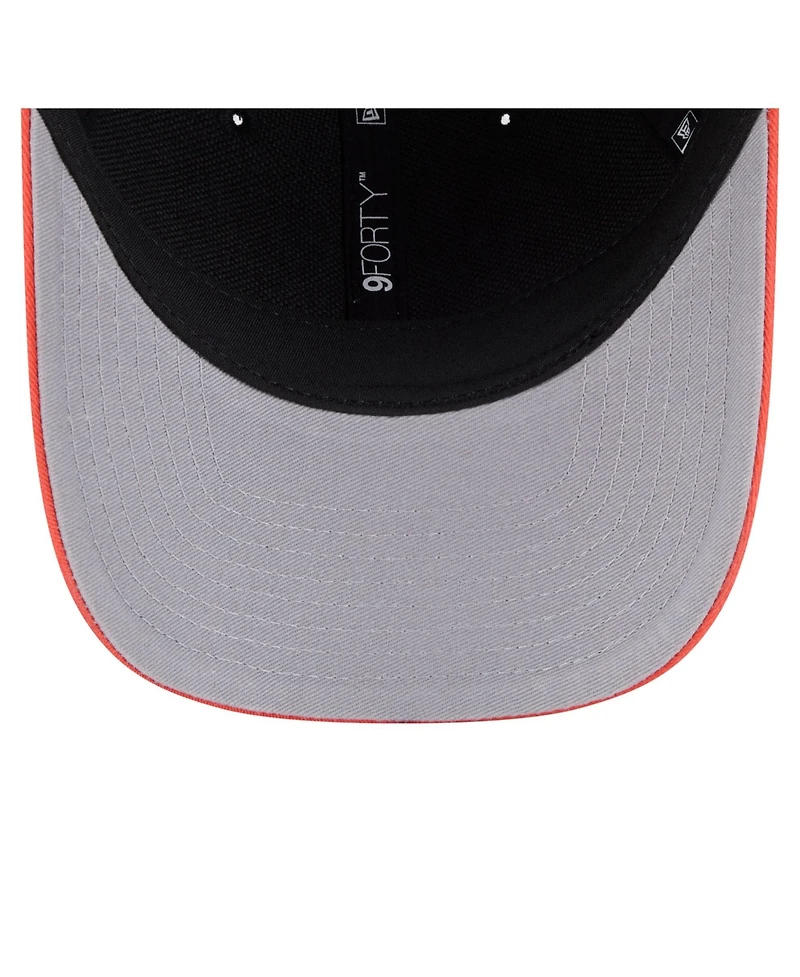 New Era Men's Black/Orange San Francisco Giants Team Loyal 9FORTY M-Crown Adjustable Hat