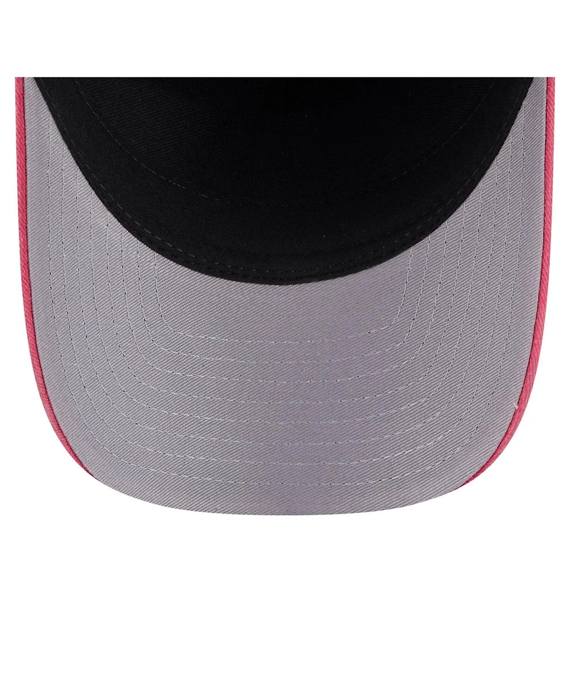 New Era Men's Royal/Red Atlanta Braves Felt M-Crown 9FORTY Adjustable Hat