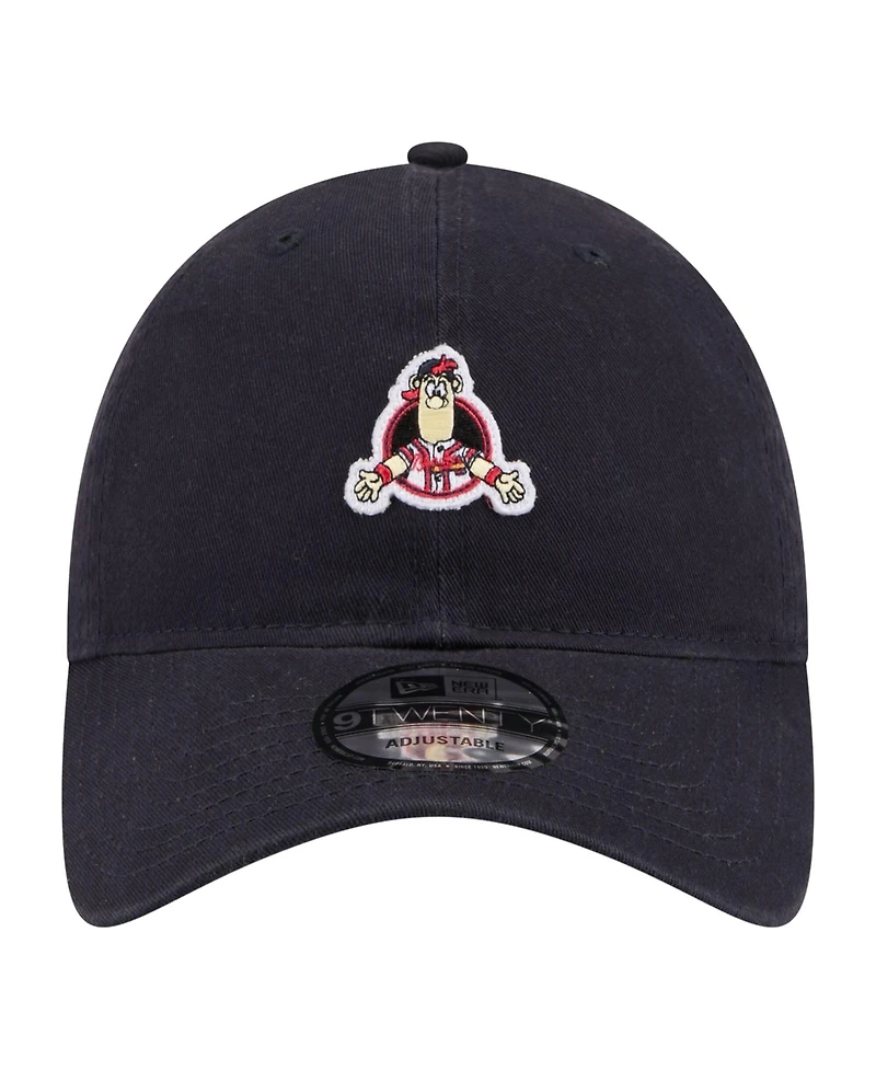 New Era Men's Navy Atlanta Braves Mascot 9TWENTY Adjustable Hat