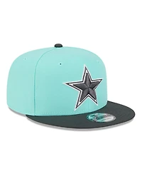 New Era Men's Light Blue/Navy Dallas Cowboys Two-Tone Color Pack 9FIFTY Snapback Hat