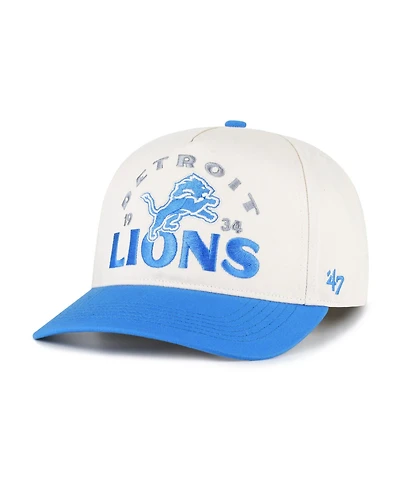 47 Brand Men's Natural Detroit Lions Arcitext Hitch Adjustable Hat