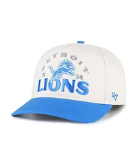 47 Brand Men's Natural Detroit Lions Arcitext Hitch Adjustable Hat
