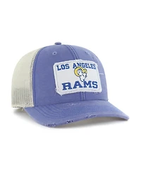 '47 Brand Men's Blue Los Angeles Rams Egremont Well-Worn Adjustable Trucker Hat