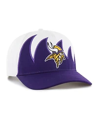 47 Brand Men's White Minnesota Vikings Jagged Hitch Adjustable Hat
