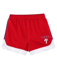 Outerstuff Preschool Red Philadelphia Phillies Pinch Hitter Infielder T-Shirt Shorts Set