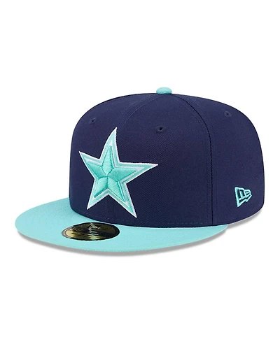 New Era Men's Navy/Light Blue Dallas Cowboys Two-Tone Color Pack 59FIFTY Fitted Hat