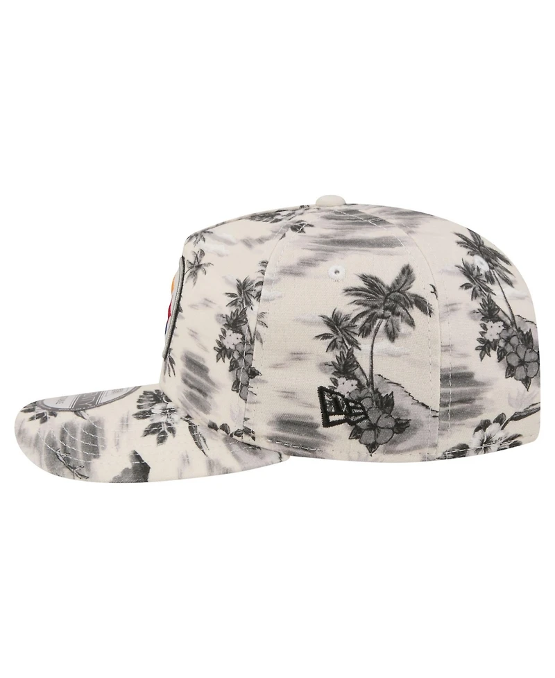 New Era Men's White Pittsburgh Steelers Tropics 19TWENTY Adjustable Hat