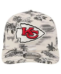 New Era Men's White Kansas City Chiefs Tropics 19TWENTY Adjustable Hat