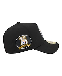 New Era Men's Black Pittsburgh Steelers A-Frame 59FORTY Fitted Hat
