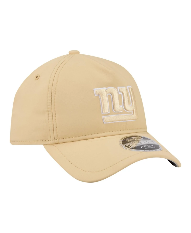 New Era Men's Tan New York Giants Apex 9FORTY Adjustable Hat