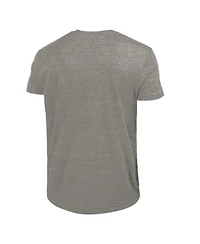 Champion Men's Heather Charcoal Detroit Lions Ultimate Tri-Blend T-Shirt