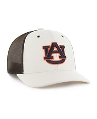 Carhartt x '47 Brand Men's Natural/Brown Auburn Tigers Undyed Trucker Adjustable Hat