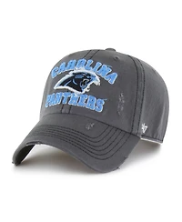 '47 Brand Men's Charcoal Carolina Panthers Seymoore Clean Up Adjustable Hat