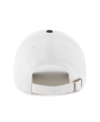 47 Brand Men's Cream/Navy Seattle Seahawks Pique Patch Clean Up Adjustable Hat