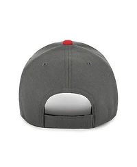 '47 Brand Men's Charcoal Kansas City Chiefs Split Block Mvp Adjustable Hat