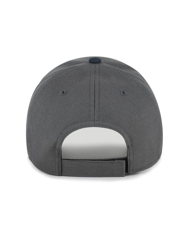 '47 Brand Men's Charcoal Seattle Seahawks Split Block Mvp Adjustable Hat