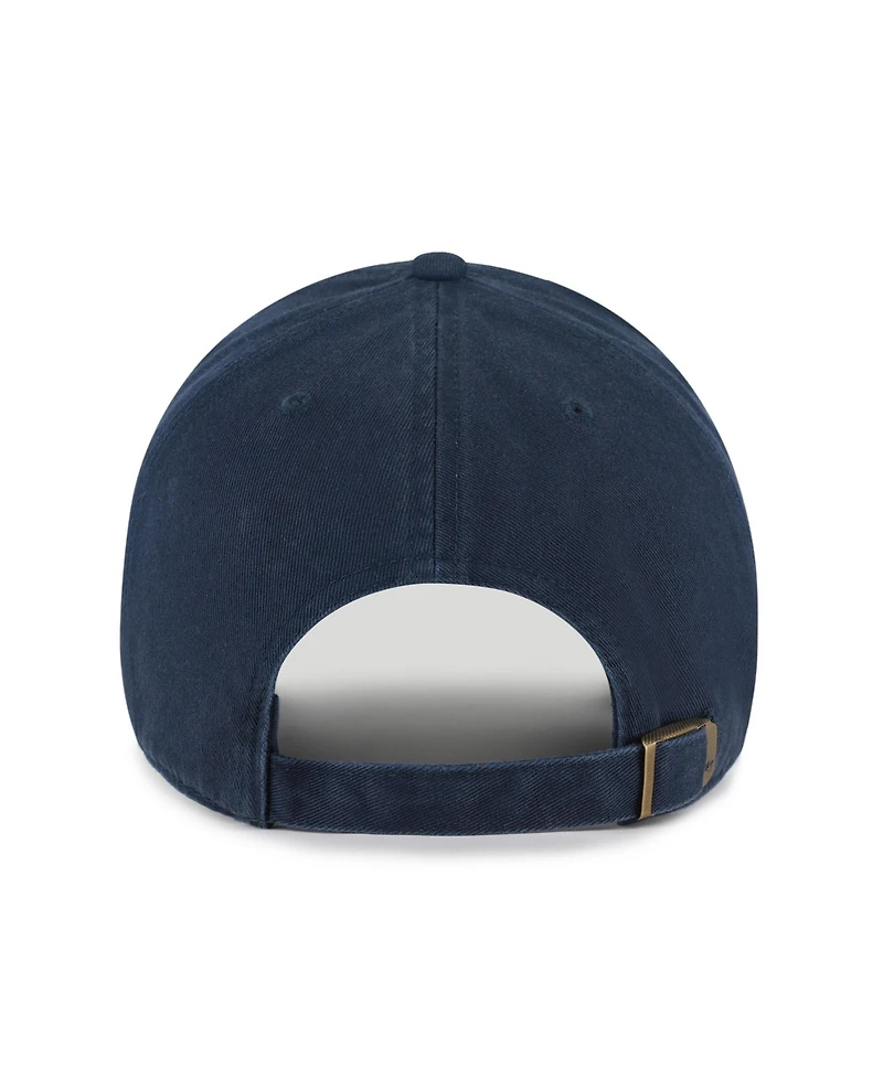 '47 Brand Men's Navy New York Giants Throwback Graphic Clean Up Adjustable Hat