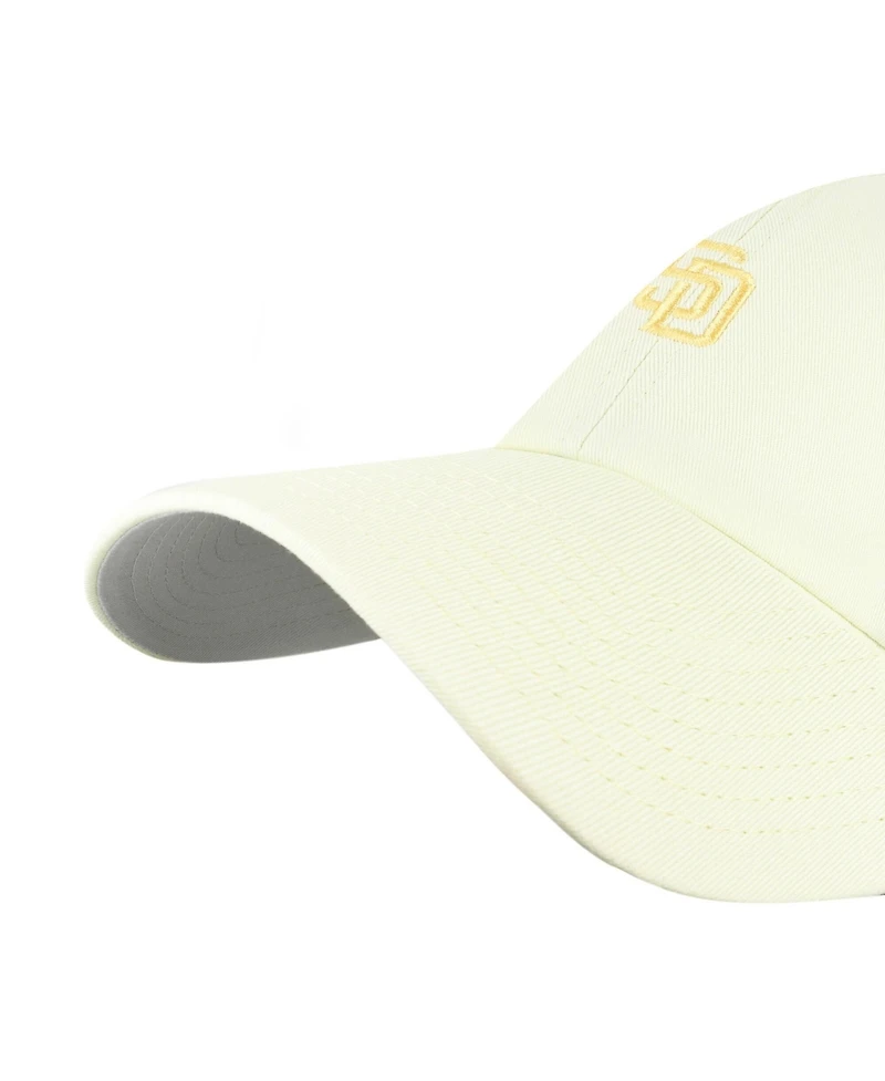 '47 Brand Men's and Women's Yellow San Diego Padres Pastel Clean Up Adjustable Hat