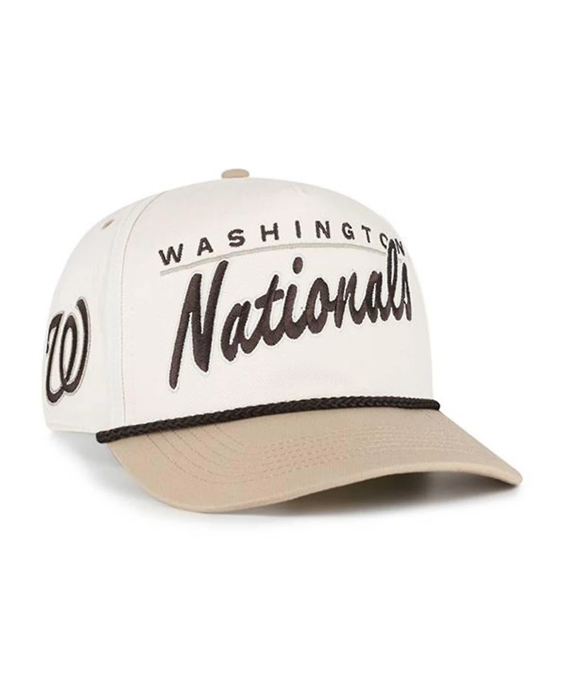 '47 Brand Men's Natural/Tan Washington Nationals Neutral Terrain Hitch Rope Adjustable Hat
