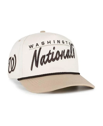 '47 Brand Men's Natural/Tan Washington Nationals Neutral Terrain Hitch Rope Adjustable Hat