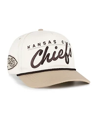 '47 Brand Men's Natural/Tan Kansas City Chiefs Neutral Terrain Hitch Rope Adjustable Hat
