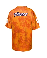 Outerstuff Big Boys and Girls Orange Clemson Tigers Off-Side Sublimated T-Shirt