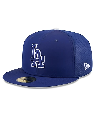 New Era Big Boys and Girls Royal Los Angeles Dodgers Batting Practice 59FIFTY Fitted Hat