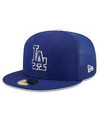 New Era Big Boys and Girls Royal Los Angeles Dodgers Batting Practice 59FIFTY Fitted Hat