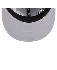 New Era Men's Black/Gold Pittsburgh Pirates Stretched Two-Tone 9FIFTY Adjustable Hat