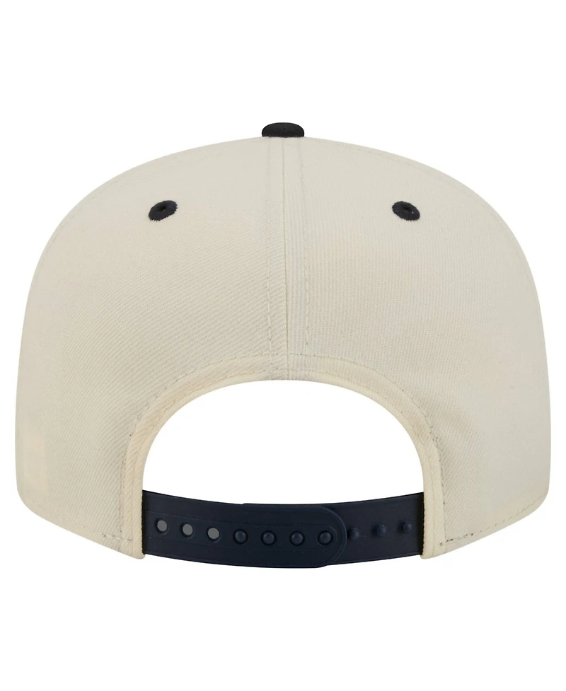 New Era Men's Cream Boston Red Sox Oversized Slogan 9FIFTY Snapback Hat