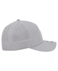 New Era Men's Gray Baltimore Orioles Micro Logo 9FORTY M-Crown A-Frame Adjustable Hat