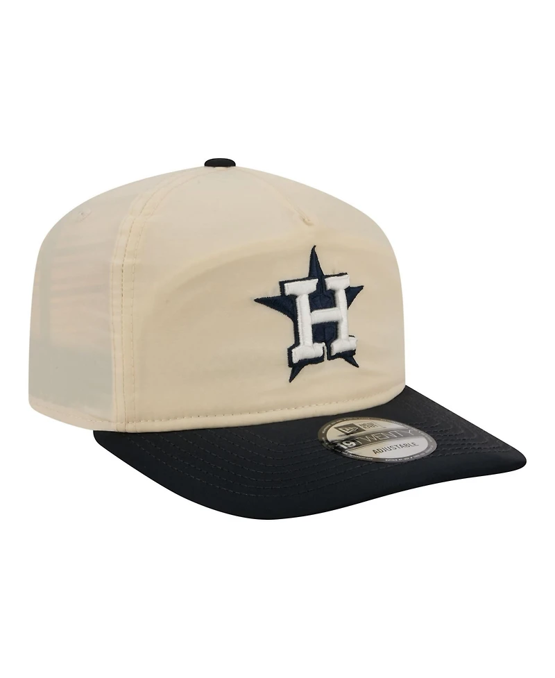New Era Men's Cream/Navy Houston Astros Everyday 19TWENTY Adjustable Hat