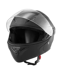 Sugift Adult Modular Motorcycle Helmet with Clear Visor Detachable Liner Dot Approved Size Large