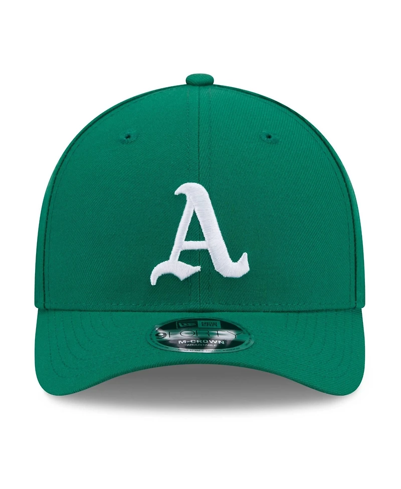 New Era Men's Kelly Green Athletics 2026 Baseball Hall of Fame 9FORTY M-Crown Adjustable Hat