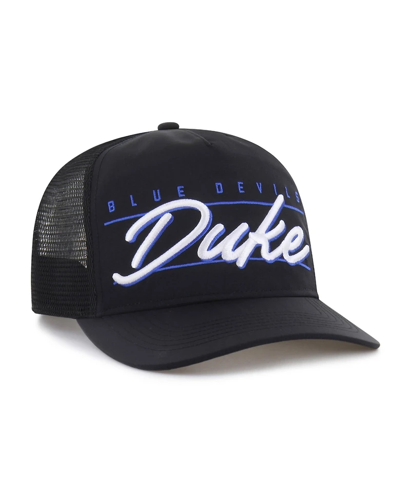 47 Brand Men's and Women's Black Duke Blue Devils brr° Condor Mesh Hitch Adjustable Hat