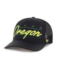 47 Brand Men's and Women's Black Oregon Ducks brr° Condor Mesh Hitch Adjustable Hat