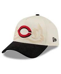 New Era Men's Stone Cincinnati Reds Western Stitch 9FORTY A-Frame Adjustable Hat