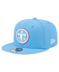 New Era Men's /Light Blue Tennessee Titans 9FIFTY Snapback Hat