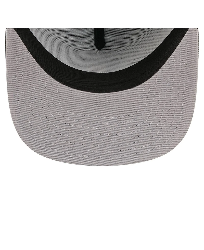 New Era Men's Black San Diego Padres City Slogan A-Frame 9FIFTY Snapback Hat