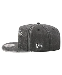 New Era Men's Black Pittsburgh Pirates City Slogan A-Frame 9FIFTY Snapback Hat