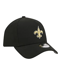 New Era Big Boys and Girls Black New Orleans Saints 9FORTY A-Frame Adjustable Hat