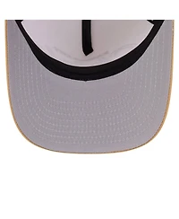 New Era Men's Cream Kansas City Chiefs Herringbone 9FIFTY A-Frame Snapback Hat